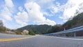 Driving Under Sunny Skies on Cuyama Highway Scenery