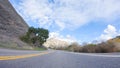 Driving Under Sunny Skies on Cuyama Highway Scenery