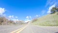 Driving Under Sunny Skies on Cuyama Highway Scenery