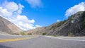 Driving Under Sunny Skies on Cuyama Highway Scenery