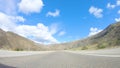 Driving Under Sunny Skies on Cuyama Highway Scenery