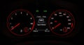 Vehicle dashboard display Royalty Free Stock Photo
