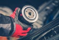 Vehicle Engine Oil Filter Royalty Free Stock Photo