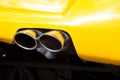 Vehicle exhaust pipes