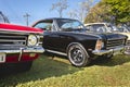 Vehicle GM Opala Comodoro 1975 on display at vintage car fair. Manufactured by General Motors of Brazil. Royalty Free Stock Photo