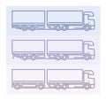 Vehicle Pictograms: European Trucks - Tandems 3