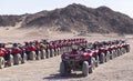 A vehicle for racing in the Sahara.