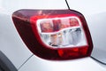 Vehicle red rear brake light car Royalty Free Stock Photo