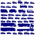 Vehicle shapes Royalty Free Stock Photo