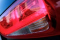 Vehicle taillights Royalty Free Stock Photo