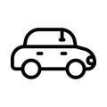Vehicle thin line vector  icon Royalty Free Stock Photo