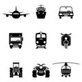 Vehicle transport vector signs