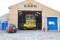 Vehicles of KNRM Royal Dutch Safe Guard Company at location Wijk aan Zee near b