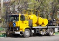 Vehicles for road marking