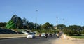 Vehicles on street in Haiphong, Vietnam