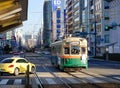 Vehicles on street in Hiroshima, Japan Royalty Free Stock Photo