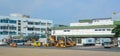 Vehicles at Tan Son Nhat airport in Saigon, Vietnam