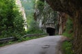 Vehicular Tunnel in Serbia Royalty Free Stock Photo