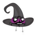 Troll internet meme illustration of witch hat