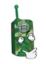 Curious internet meme illustration of military radio station Royalty Free Stock Photo