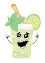 Crying internet meme illustration of mojito cocktail