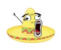 Crazy internet meme illustration of Sombrero