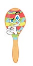 Evil cartoon illustration of Maraca