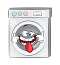 Annoying cartoon illustration of Washer