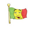 Dumb looking illustration of Mali flag