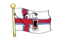 Crazy internet meme illustration of Faroe islands