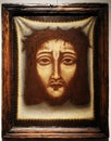 The Veil of Veronica, Catalan School, tempera on wood, 15 century, the Passion in Art from Mimara Museum in Zagreb