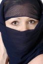 Veiled beauty Royalty Free Stock Photo