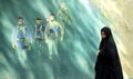 Veiled woman in teheran iran