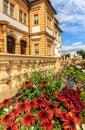 Veitshoechheim Palace near Wuerzburg known of the surrounding Rococo Garden (built 1682), Germany Royalty Free Stock Photo