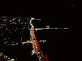 Veiw from the Blackpool tower at night Royalty Free Stock Photo
