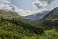 Veiw from Iceberg Lake Trail, Glacier National Park Royalty Free Stock Photo