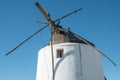 Traditional very old windmill in Vejer de la Frontera, Cadiz, Andalusia, Spain