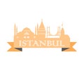 Vektor modern illustration Istanbul symbols
