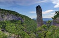 Rock Tower In Vela Draga Canyon, Ucka National Park, Croatia