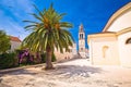 Vela Luka: Town of Vela Luka on Korcula island church and old stone square view