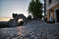 Vela Vrata,the large stone gate of old town Buzet