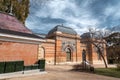 The Velazquez Palace in Buen Retiro Park, Madrid, Spain Royalty Free Stock Photo