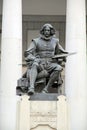 Velazquez statue, Museo del Prado, Madrid city, Spain Royalty Free Stock Photo