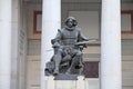 Velazquez statue, Museo del Prado, Madrid Spain Royalty Free Stock Photo