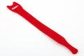 Velcro cable tie in red