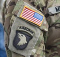 Velcro Patch - 101st Airborne Division Royalty Free Stock Photo