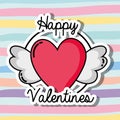 Velentines day patches design symbol of love