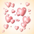 Velentines hearts Royalty Free Stock Photo