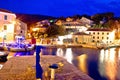 Veli Losinj bay evening view Royalty Free Stock Photo