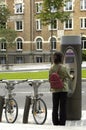 Velib in Paris, public bicycle rental